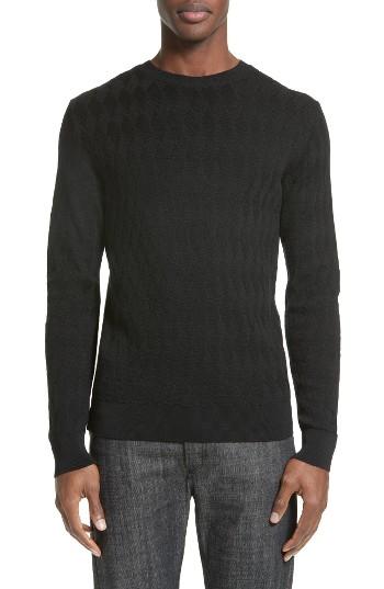 Men's A.p.c. Pavel Merino Blend Crewneck Pullover - Black