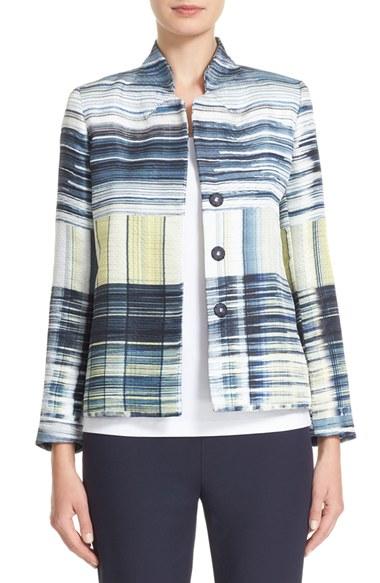 Women's Lafayette 148 New York Randall Print Jacquard Jacket