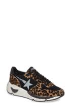 Women's Golden Goose Running Sole Genuine Calf Hair Sneaker Us / 35eu - Brown
