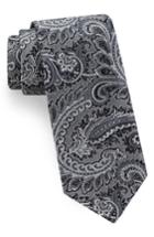 Men's Ted Baker London Roxbury Paisley Silk Tie, Size - Black