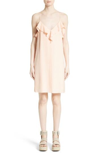 Women's Rag & Bone Orchard Ruffle Slipdress - Orange