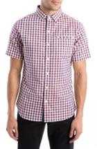 Men's 7 Diamonds Slip Stream Dobby Check Woven Shirt