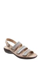 Women's Trotters Kendra Strappy Slingback Sandal .5 N - Beige