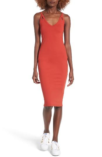 Women's Leith Cutout Strap Body-con Dress - Red