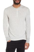 Men's Scotch & Soda Club Nomade Soft Granddad T-shirt - Grey