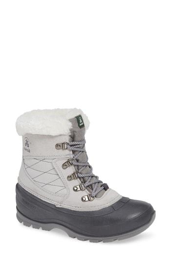 Women's Kamik Snovalley1 Waterproof Thinsulate Insulated Snow Boot M - Grey