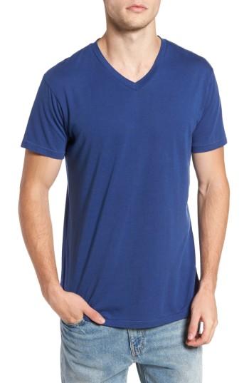 Men's Sol Angeles Essential V-neck T-shirt, Size - Blue