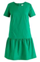 Women's Universal Standard For J.crew Drop Waist Poplin Dress, Size - Green