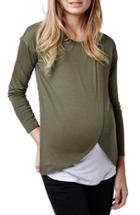 Women's Topshop Long Sleeve Maternity/nursing Top