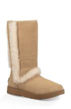 Women's Ugg Sundance Genuine Shearling Waterproof Boot M - Beige