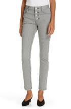 Women's Joie Aerindis Stripe Stovepipe Pants - Grey