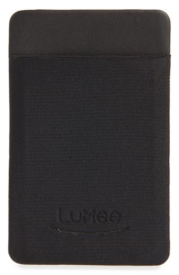 Lumeee Card Phone Pocket - Black