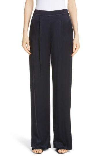 Women's St. John Collection Wide Leg Liquid Crepe Pants