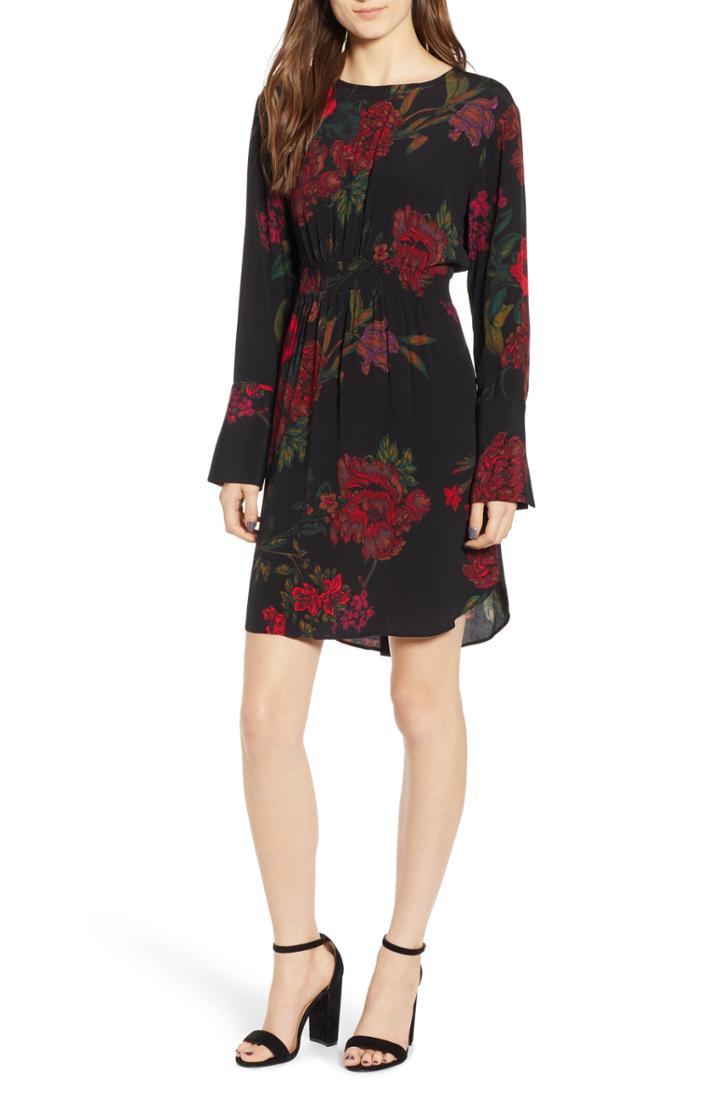 Women's Leith Shirttail Hem Dress, Size - Black