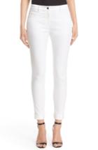 Women's St. John Sport Collection Bardot Slim Capri Jeans - White