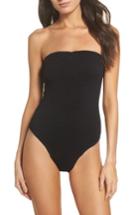 Women's Isabella Rose Tubular One-piece Swimsuit, Size - Black