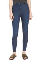 Women's Topshop Moto 'joni' Super Skinny Jeans W X 32l (fits Like 27w) - Blue
