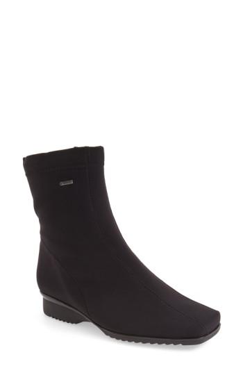 Women's Ara 'page' Waterproof Gore-tex Ankle Bootie M - Black