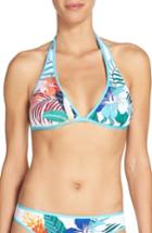 Women's Tommy Bahama Hibiscus Print Bikini Top - White