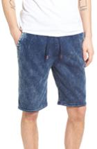 Men's True Religion Brand Jeans Decayed Terry Knit Sweat Shorts - Blue