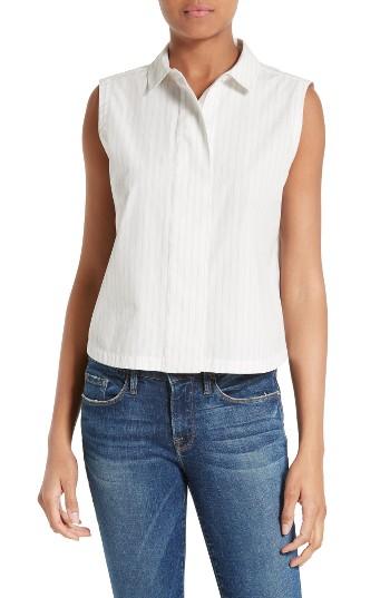 Women's Frame Cotton Poplin Top