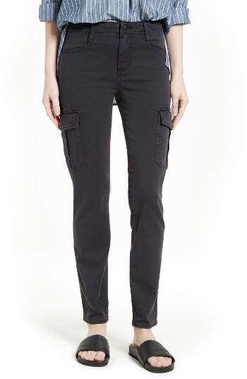 Women's Vince Skinny Cargo Pants - Black