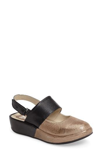 Women's Fly London Baro Platform Wedge .5-6us / 36eu - Black