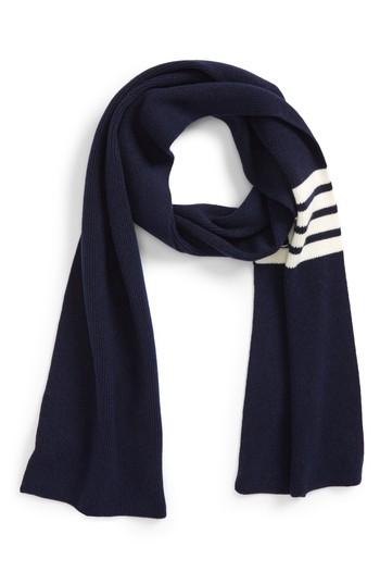 Men's Thom Browne Rib Cashmere Scarf, Size - Blue
