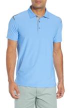 Men's Bobby Jones Ergon Fit Golf Polo, Size Small - Blue
