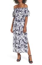 Women's Chelsea28 Off The Shoulder Ruffle Maxi Dress (similar To 12w) - Blue