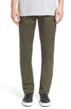 Men's Naked & Famous Denim Slim Fit Stretch Chinos - Green