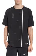 Men's Nike Crewneck Mesh T-shirt, Size - Black