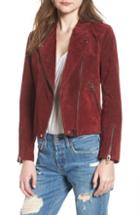 Women's Kenneth Cole Crop Patent Leather Moto Jacket