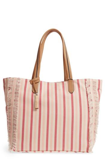 Vince Camuto Iona Canvas Tote - Red
