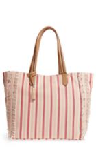 Vince Camuto Iona Canvas Tote - Red