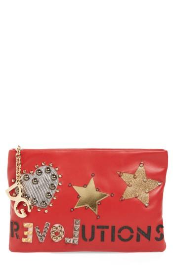 Dolce & Gabbana Medium Cleo Revolution Clutch - Red