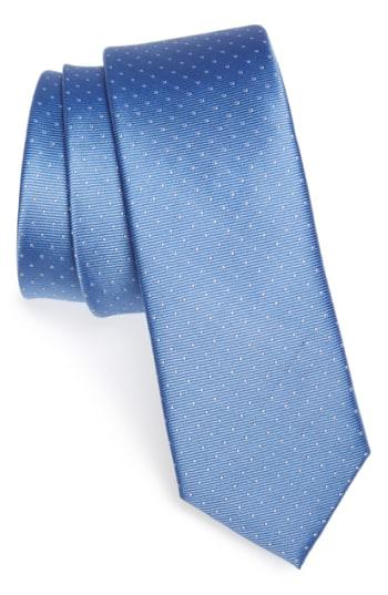 Men's The Tie Bar Dot Silk Tie, Size - Burgundy