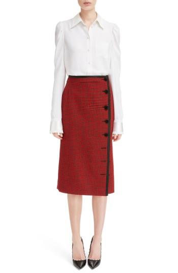 Women's Altuzarra Marlowe Silk Blend Blouse Us / 36 Fr - White