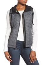 Women's Smartwool Quilted Double Propulsion 60 Hooded Vest - Black