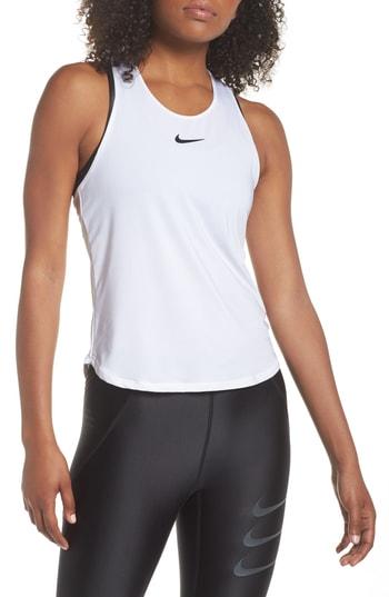 Women's Nike Court Dry Slam Tennis Tank - White