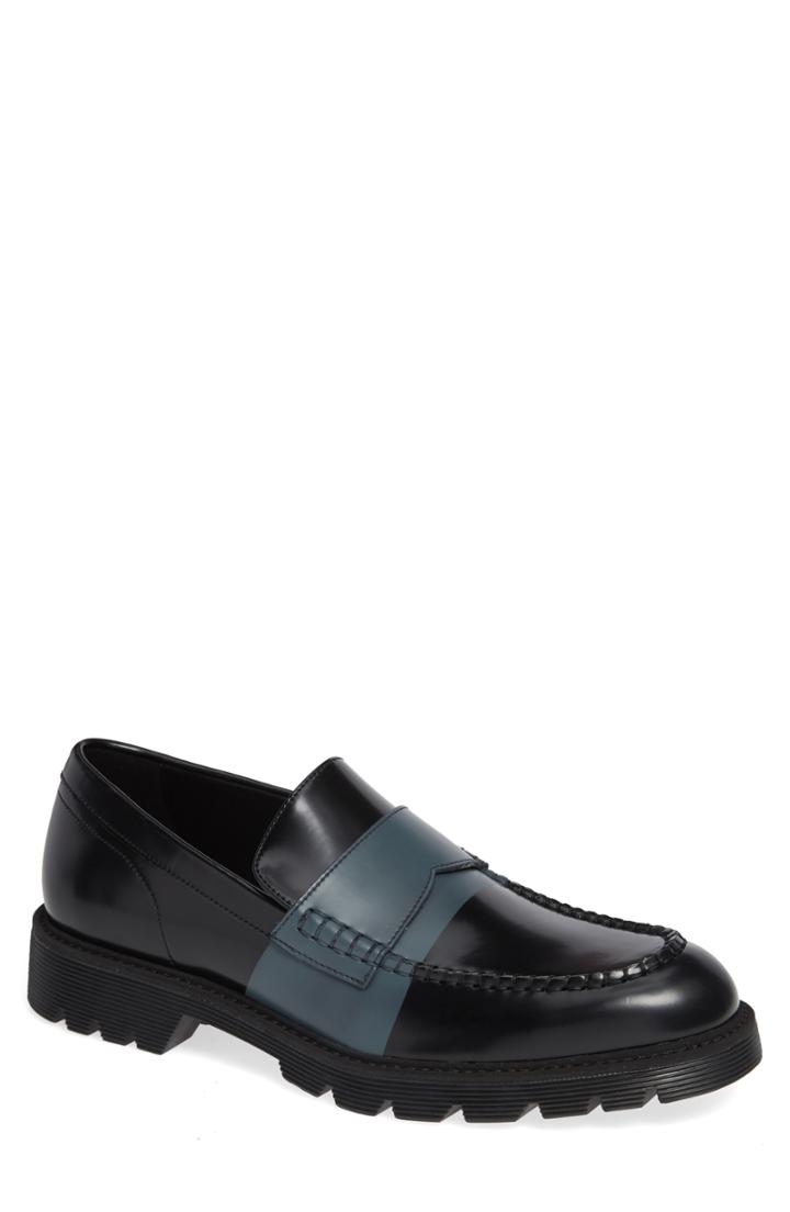 Men's Calvin Klein Florentino Penny Loafer .5 M - Black