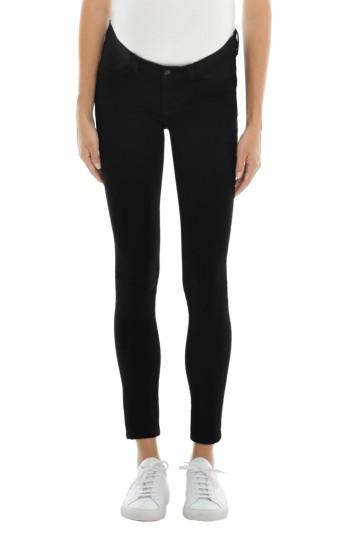 Women's J Brand Mama J Super Skinny Maternity Jeans - Black