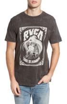 Men's Rvca Trail To Nowhere Graphic T-shirt, Size - Black