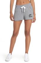 Women's Nike Sportswear Air Gym Shorts - Grey