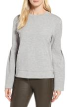 Women's Nordstrom Signature Bell Sleeve Sweatshirt - Grey