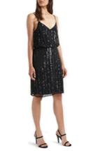 Women's French Connection Aster Shine Slipdress - Black