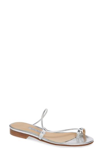 Women's Emme Parsons Susan Slide Sandal Us / 40eu - Metallic