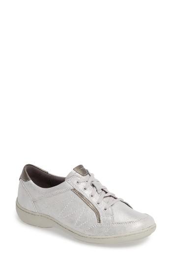 Women's Aravon Bromly Sneaker .5 B - Metallic