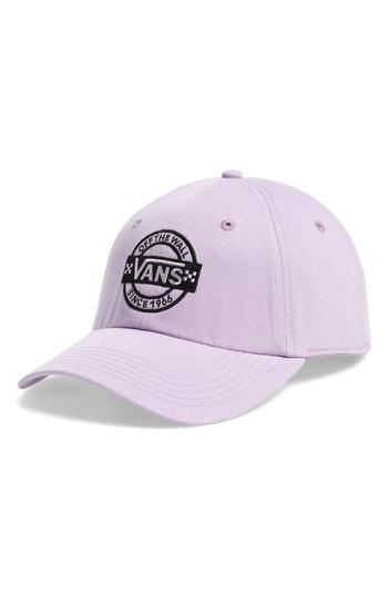 Women's Vans Court Side Baseball Cap - Purple