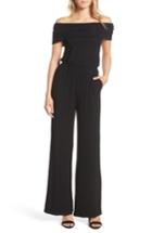 Women's Cupcakes And Cashmere Farida Off The Shoulder Jumpsuit - Black